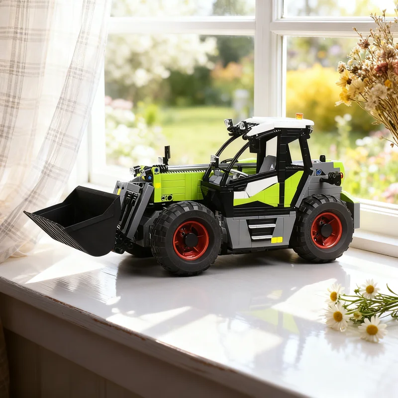 Фото 1408 деталей MOC CLAAS Scorpion 756 Техническая модель Конструктор Строительные блоки Подарок на Рождество Художественные кирпичики Подарок на день рождения 3D-конструктор №1
