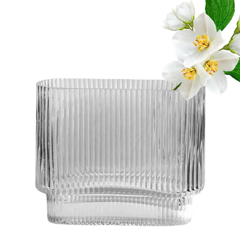 

Transparent Glass Vases For Plant Bottle Boho Flower Vase Hydroponic Terrarium Container Flower Table Pot
