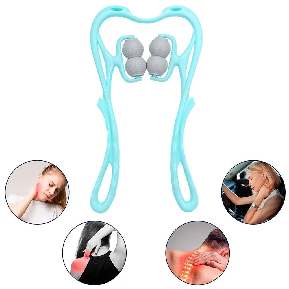 

Hand-held Trigger Point Deep Tissue Relieve Pressure Roller Massage Tool Neck Neck Massager