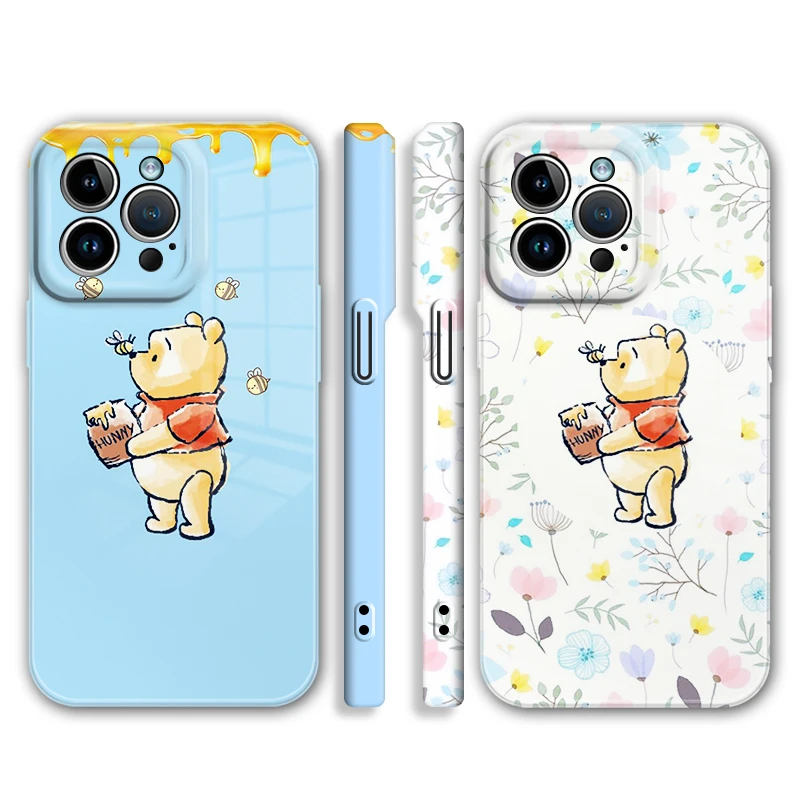 

Winnie Pooh Disney Cute For iPhone 14 13 12 mini 11 Pro Max s XR XS X 8 7 6 6S Plus Feilin Phone Case
