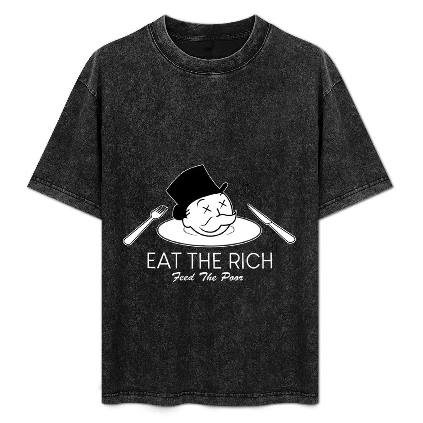 Мужская Тренировочная футболка с принтом &quotEat The Rich Feed&quot