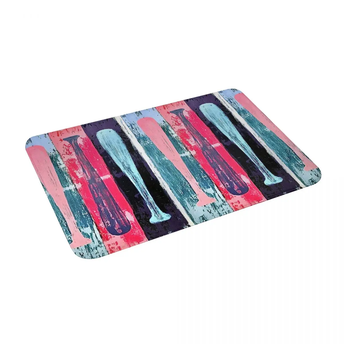 

Base Ball Bats Bath Door Floor Mat Anti-slip Rug Carpet Entrance Living Room Home Kitchen Absorbent Doormat Bathroom Porch
