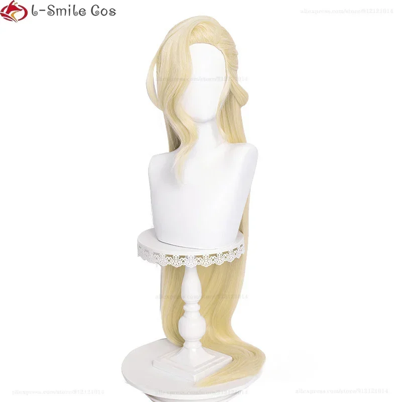 Genshin Impact Fair Lady Косплей Парик Rosalyne-Kruzchka Lohefalter La Signora Парики Светло-золотые длинные