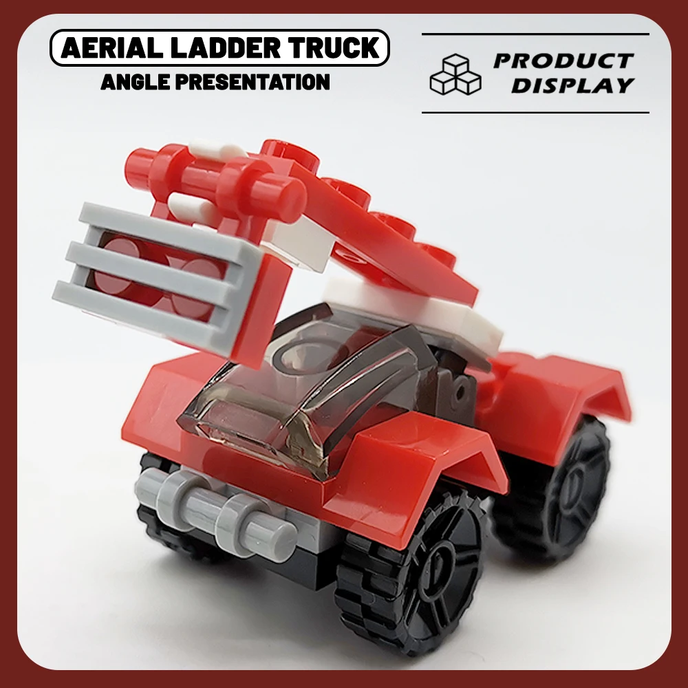 Воздушная Лестница Грузовик Набор Строительных Блоков Креативные