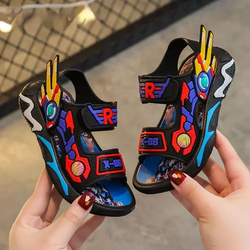 Сандалии для мальчиков Disney Детская летняя обувь босоножки малышей повседневные