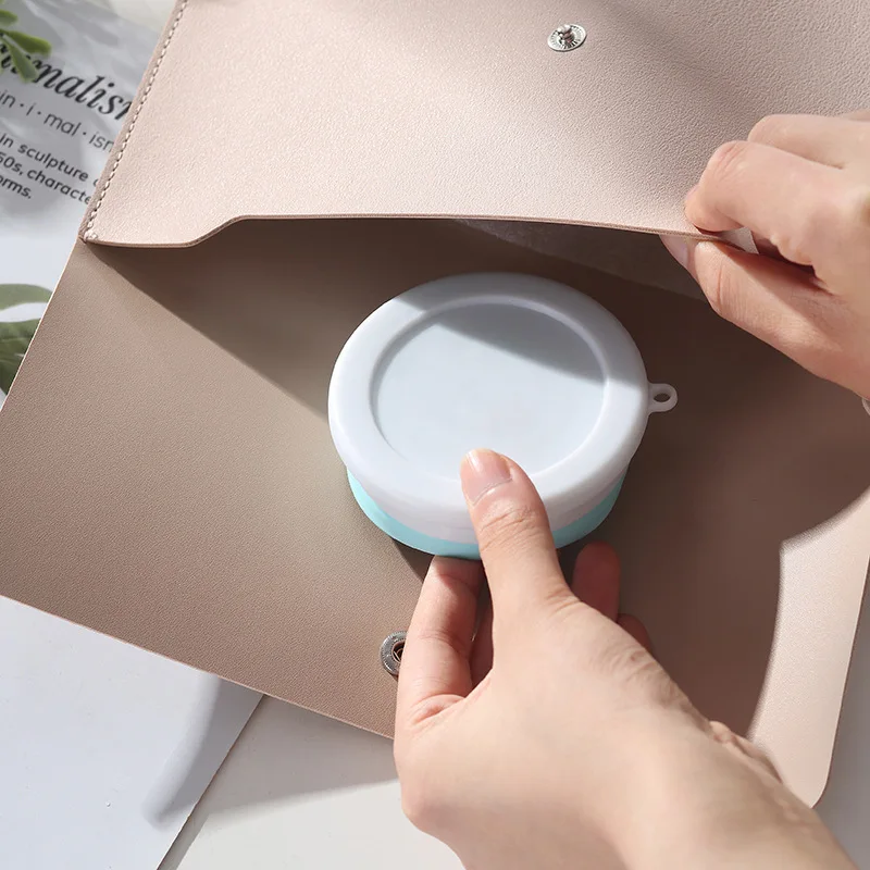 Складная кружка 60-350 мл для путешествий кемпинга пищевой силикон нержавеющая