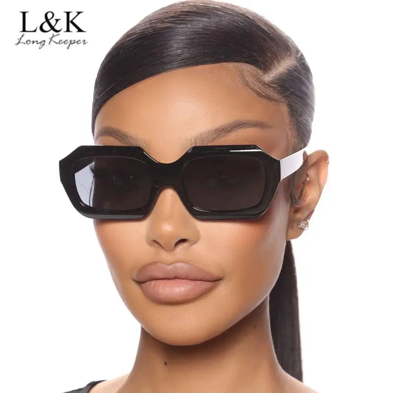 

2022 Hexagon Polygon Sunglasses for Men Square Male Hexagon Sunglasses Women Brand Retro Shades Frame Eyewear Uv400 Longkeeper