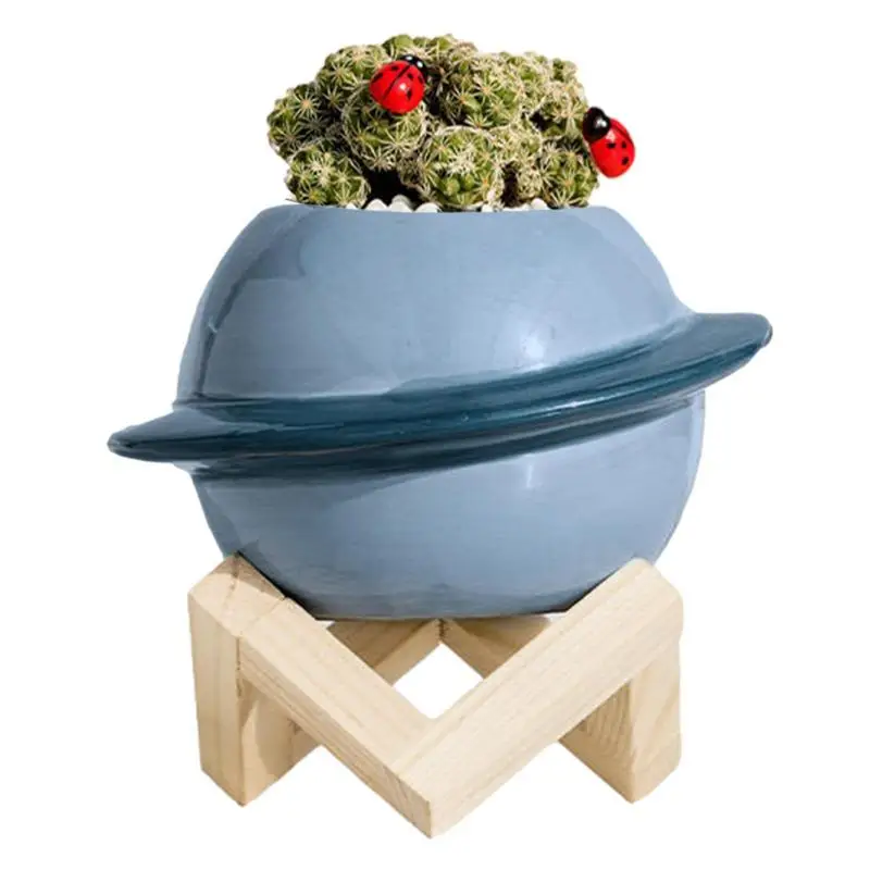 

Ceramic Succulent Pots Hand Painted Flower Pots Round Small Flower Plant Pot For Home Office Garden Cute Home Decoration For