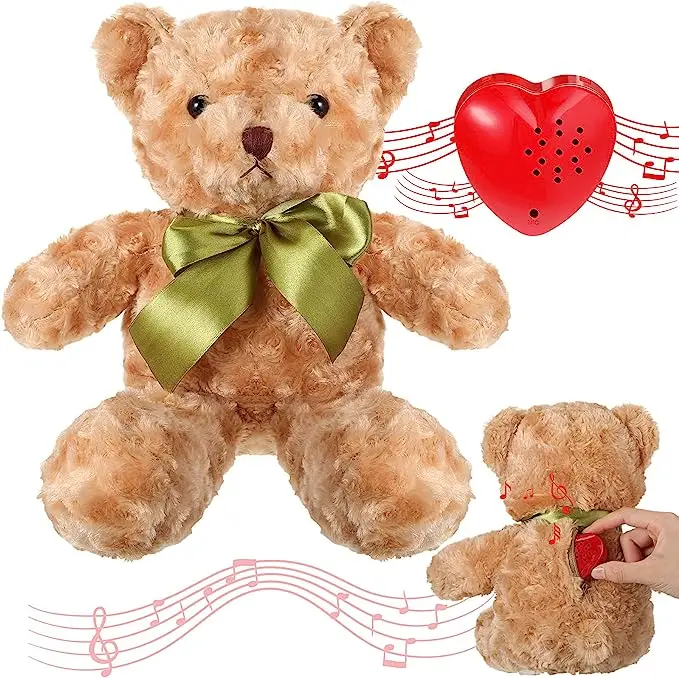 Module For Plush Toy, Stuffed Teddy Bear Animal Recordable Heart, Record Custom Messages