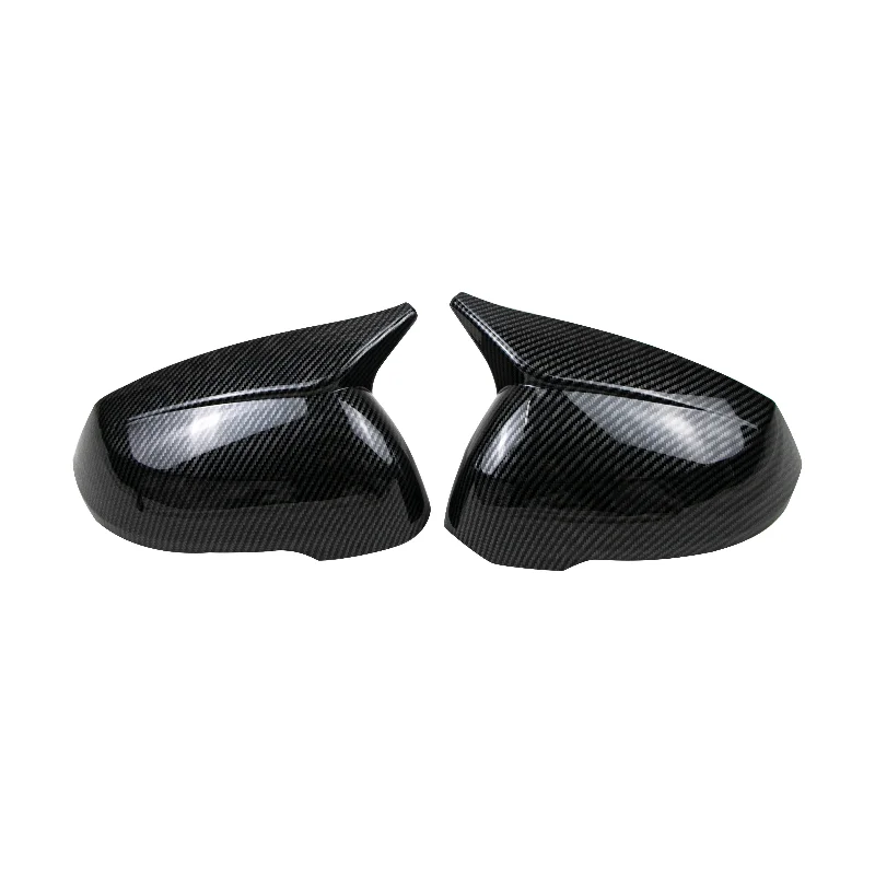 Фото Для BMW X1 U11 U12 2023 2024 чехол с рожком, отделка автомобильных аксессуаров, 2 шт., крышка бокового зеркала заднего вида из углеродного волокна №4