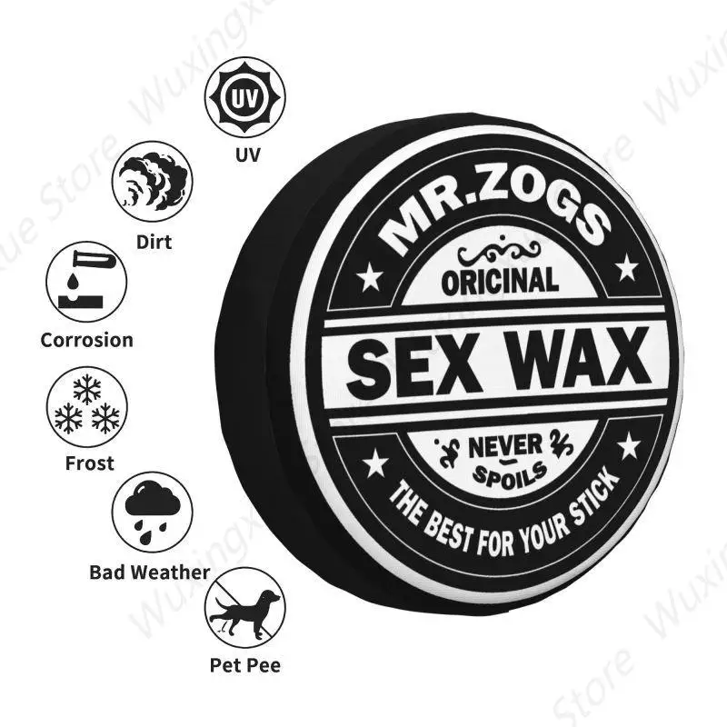 Чехол для запасного колеса Mr Zogs Surfing Sex Wax Mitsubishi Pajero Jeep RV SUV 4WD 4x4 Surf подарочные
