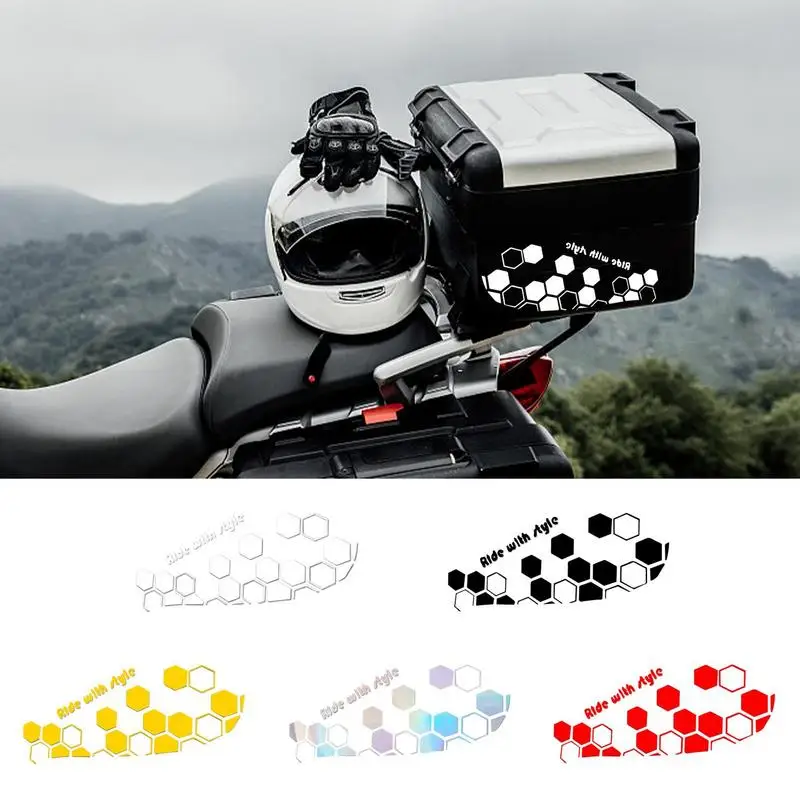 

Reflective Honeycomb Car Stickers Car Personalzed Creative Modification Body Stickers Car Motor Bike Honeycomb Shape Sticker