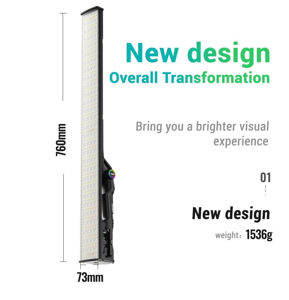 YONGNUO YN660LED Handheld LED Video Light Touch Adjusting Bi-color 2000-9900k RGB Color Remote Control New Product Lamp Lighting - купить по