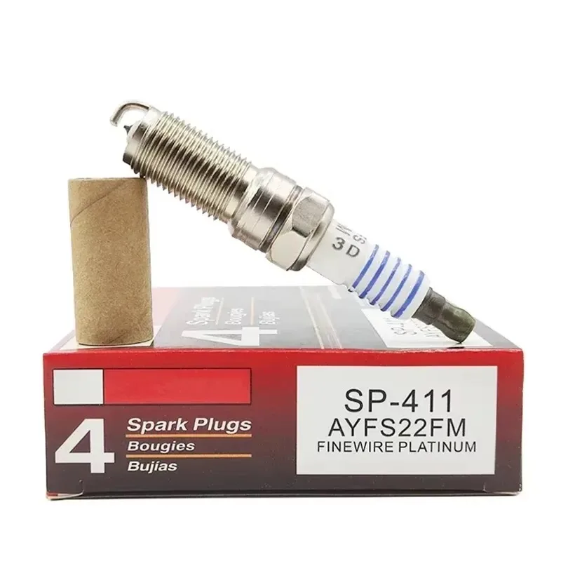 4 шт. AYFS22FM SP-411 платиновая свеча зажигания для MAZDA FORD FOUCS C-MAX FIESTA EDGE LINCOLN MKX CADILLAC CTS MERCURY