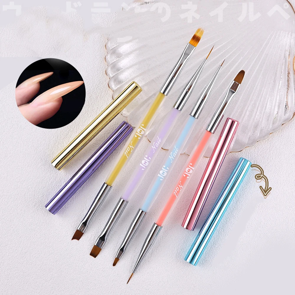 

1 шт., двусторонняя кисть для дизайна ногтей