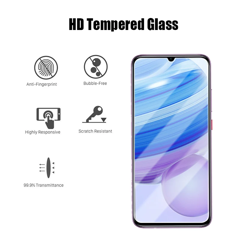 4PCS Tempered Glass for Redmi Note 10 9 8 7 9S 10S 9T 8T 11S Screen Protector on Redmi note 10 11 9 8 Pro  glass images - 5