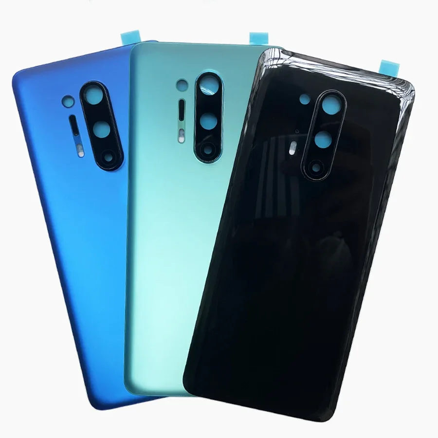 Новая стеклянная задняя крышка батарейного отсека для Oneplus 8 Pro заднее стекло 1 + 8Pro