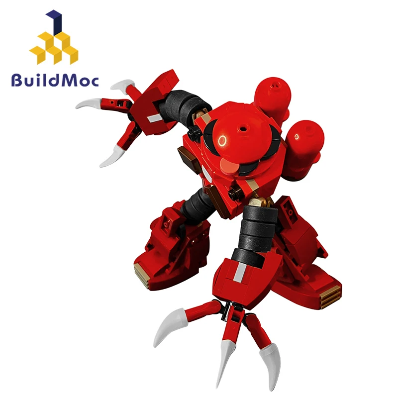 

Buildmoc Gundas MSM-07S Z'Goked Mech Robots MOC Model Set Building Blocks Kits Toys for Children Kids Gifts Toy 218PCS Bricks