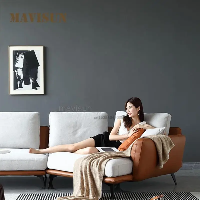 Легкий роскошный элитный тканевый диван для гостиной изогнутый итальянский