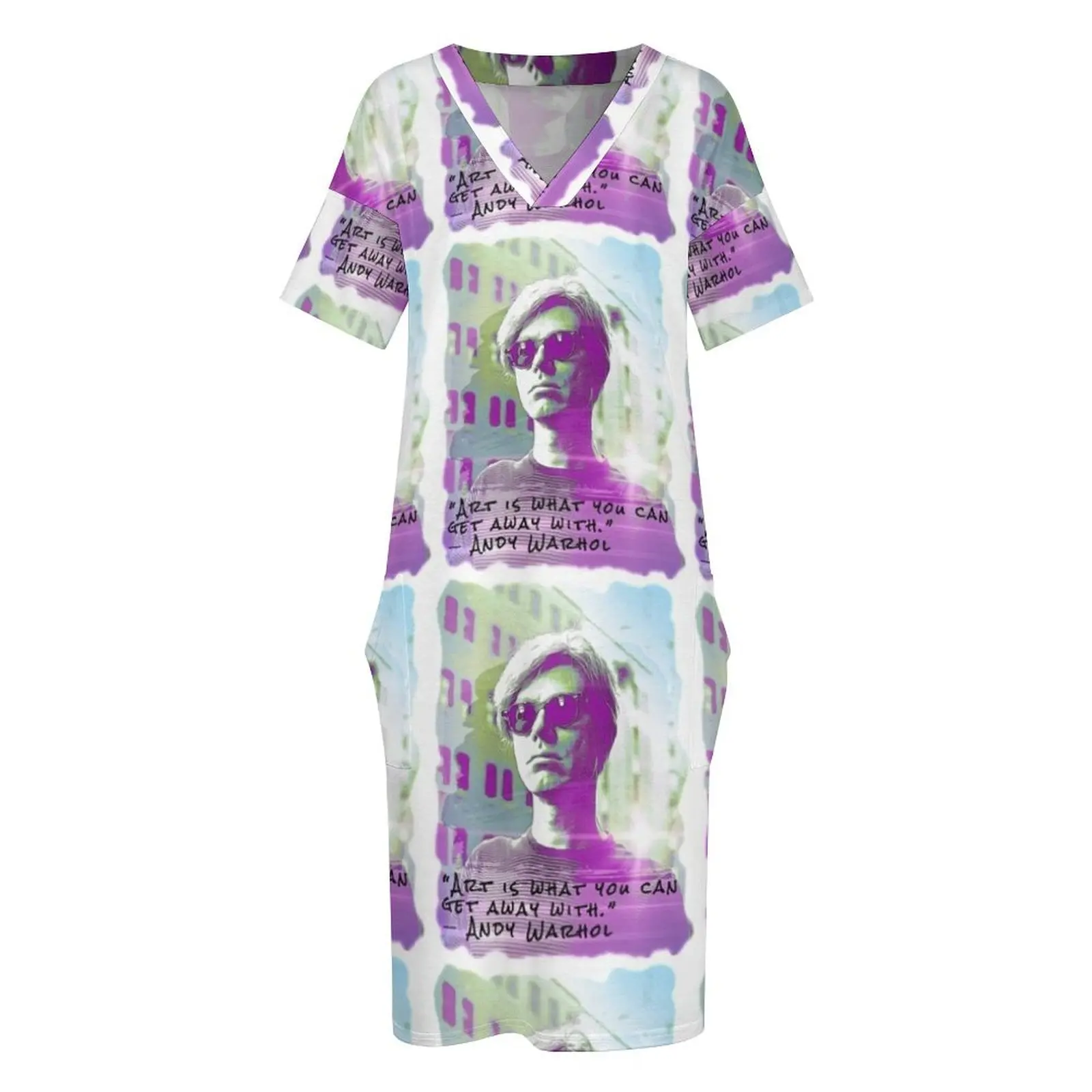 Цифровая работа Энди Уорхола поп-цвета поп-арт абстракция философская