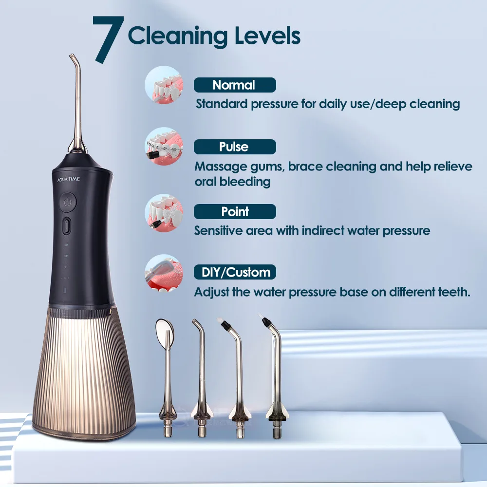 330ml water tank waterproof calculus-removing water floss household dental flusher electric portable dental flusher enlarge