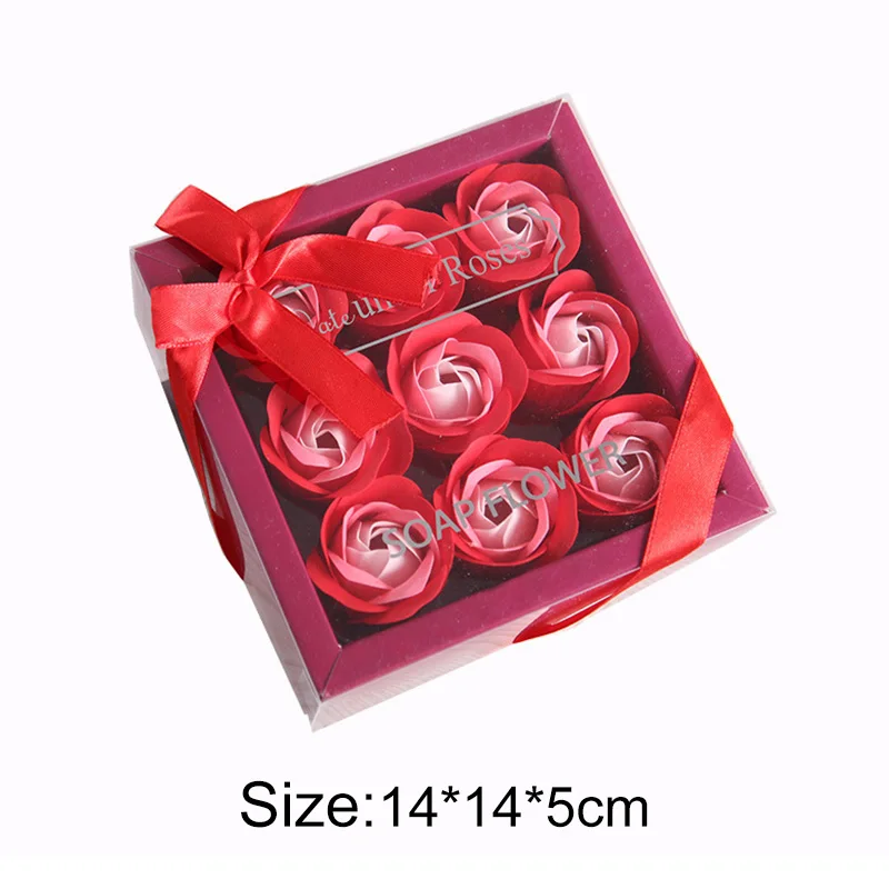 Мыло для ванны 9 шт. цветочное мыло тела ароматизированное розовое подарки на