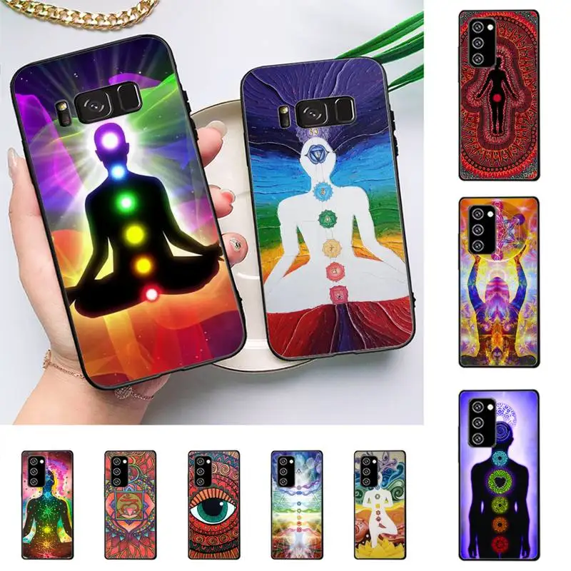 

The mandala chakra yoga Phone Case For Samsung Galaxy Note 10Pro 20ultra cover for note 20 note10lite M30S