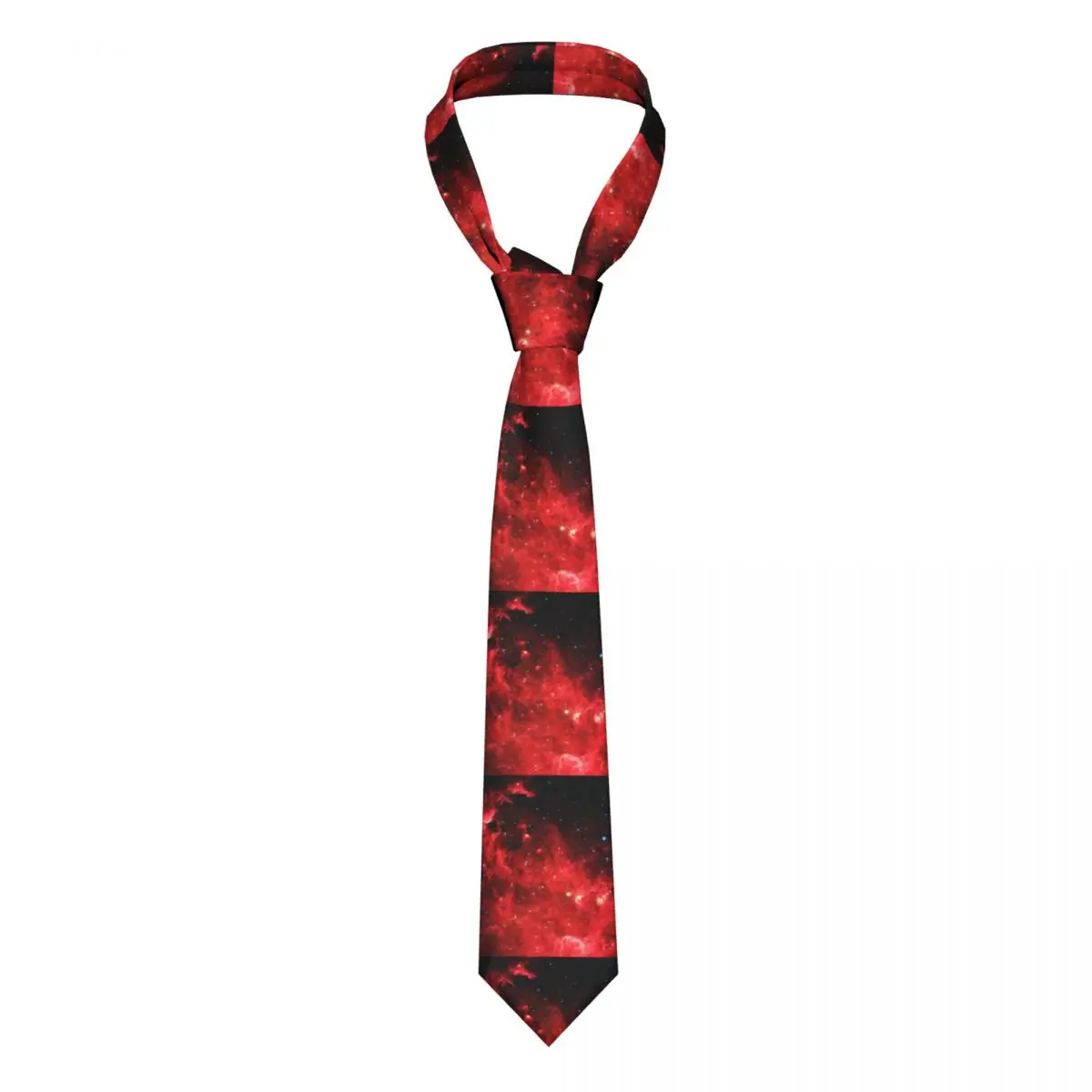 

Red Galaxy Sky Tie North America Nebula Office 8CM Neck Ties For Man Gift Shirt Pattern Cravat
