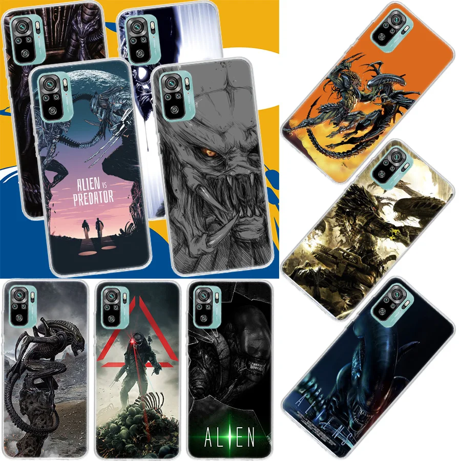 Чехол для телефона Alien vs Predator для Xiaomi Mi 12T Pro 12X 11 Ultra 10 12 Lite 13 5G 11i 11T 10T 9 9T 8 6X 5X, мягкий чехол