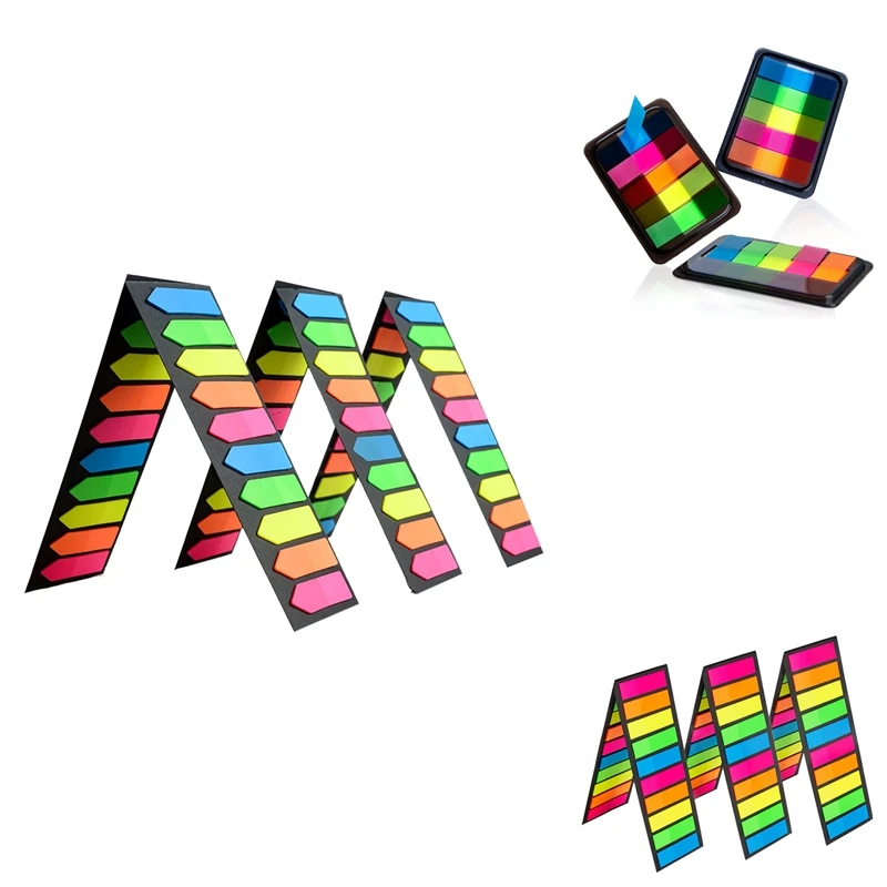 

Fluorescent Translucent Sticky Note Flags, Page Flag Markers