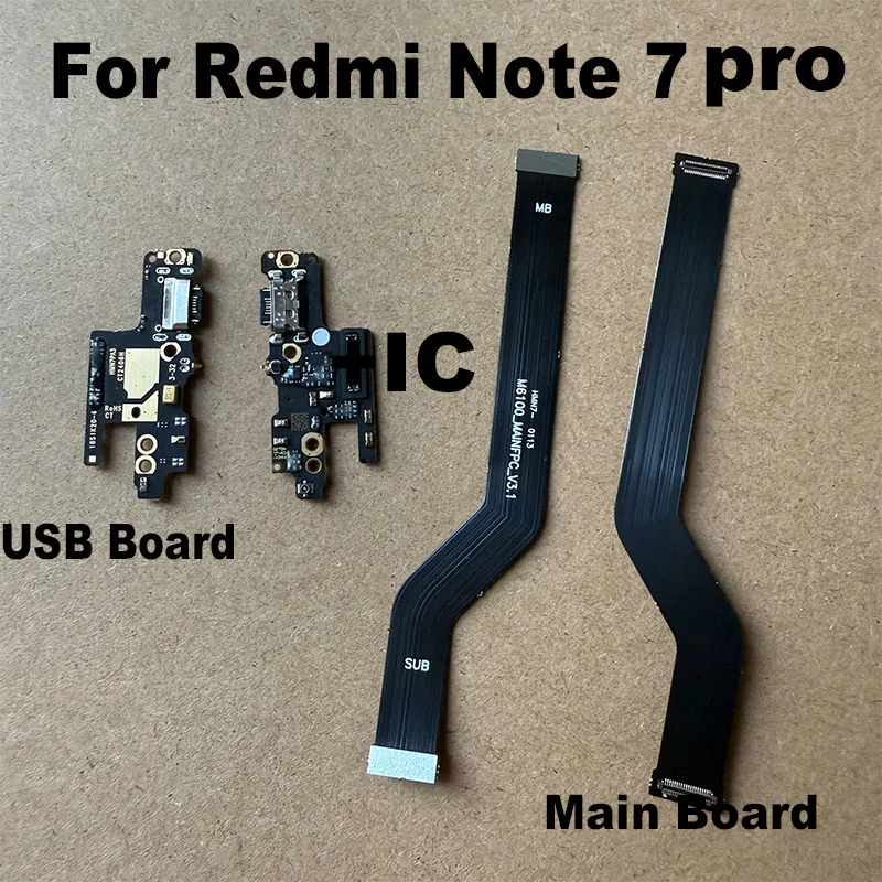 Redmi Note 7 Usb Для Xiaomi Redmi Note 7 PRO USB-порт для зарядки, док-разъем, основная ...