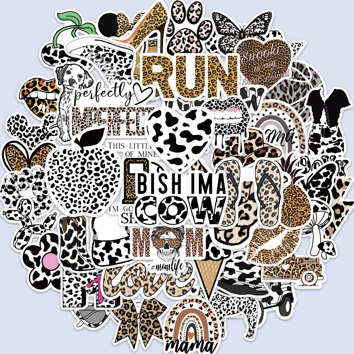 Gifted стикеры. неоновые стикеры. смешивание стикеров. набор виниловых наклеек. крутые стикеры яркие.