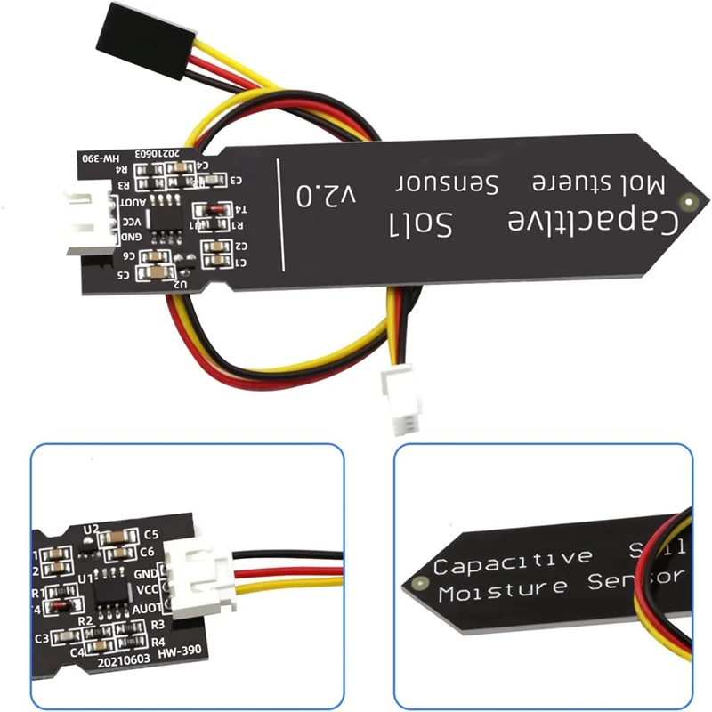 Емкостный модуль датчика влажности почвы 3 3-5 5 В 20 шт.