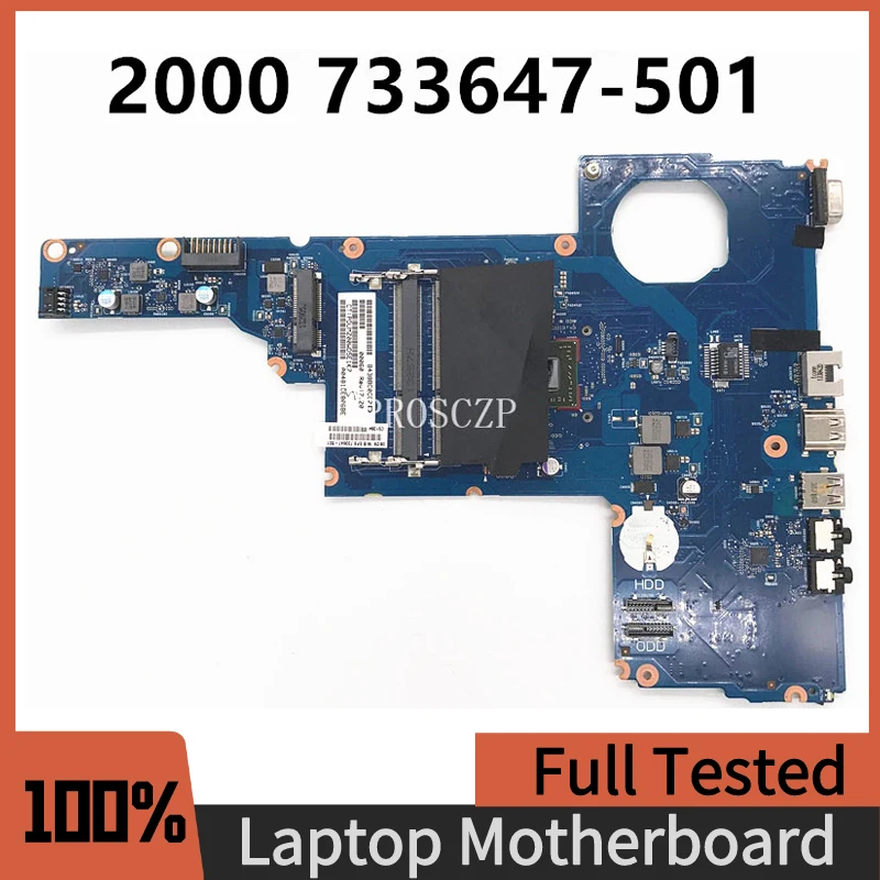 

733647-501 733647-601 733647-001 High Quality Mainboard For HP 2000-2D Laptop Motherboard 6050A2562701-MB-A02 100%Full Tested OK