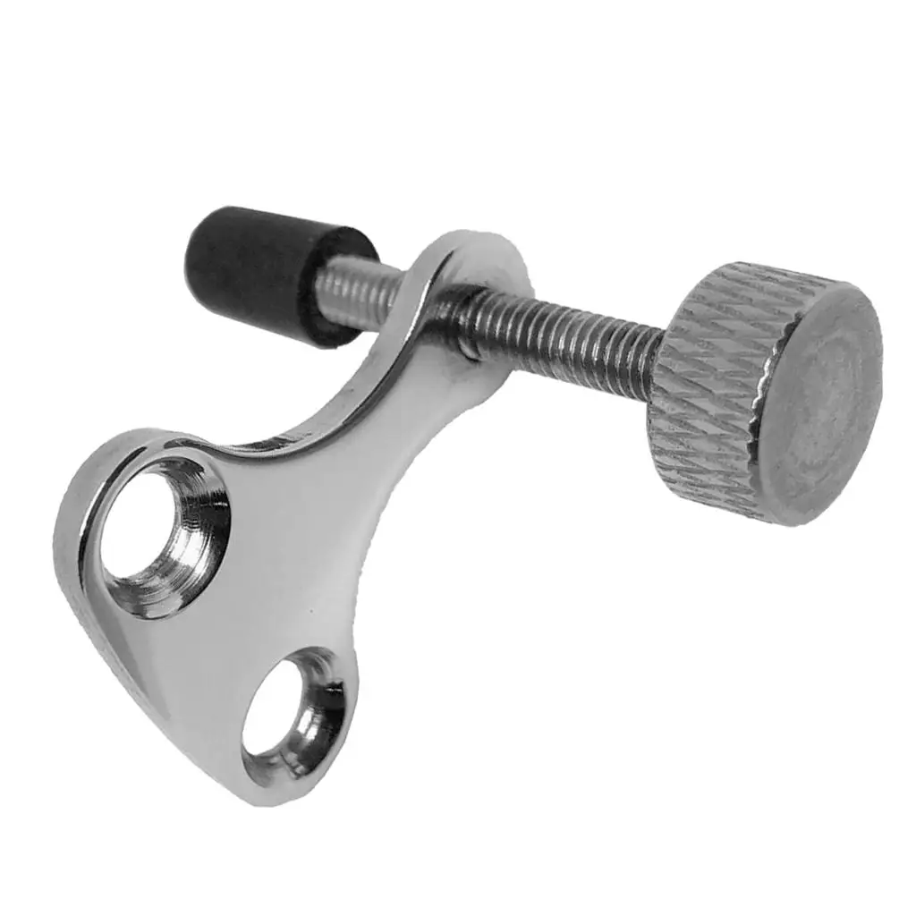 

2 Polished Stainless Steel Sliding Window Lock Stopper, Heavy Duty Sliding Window Lock