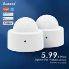 Датчик движения Tuya Zigbee, инфракрасный детектор движения с дистанционным управлением через приложение, работает с Alexa Google