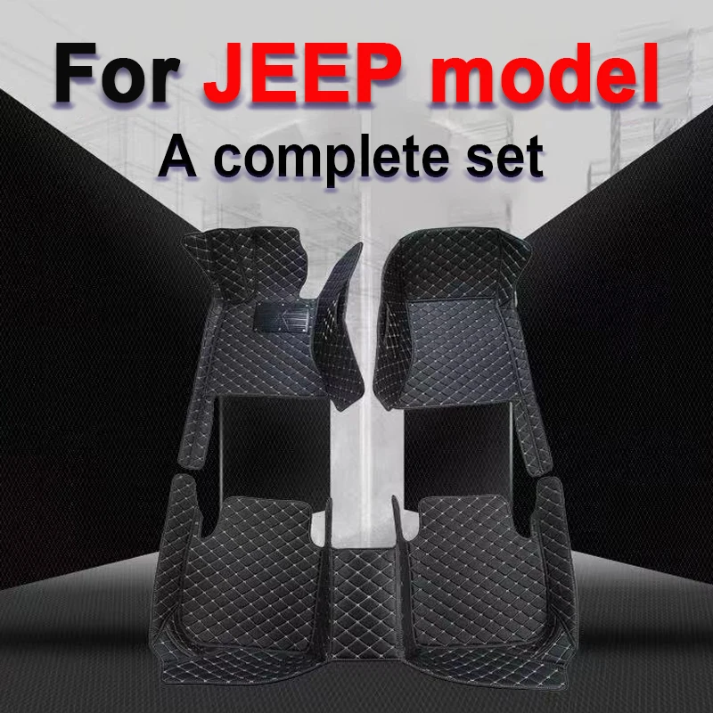 

Car Floor Mats For jeep Grand Cherokee Wrangler Commander Cherokee Compass Renegade Liberty wangler TJ Gladiator Car Accessories