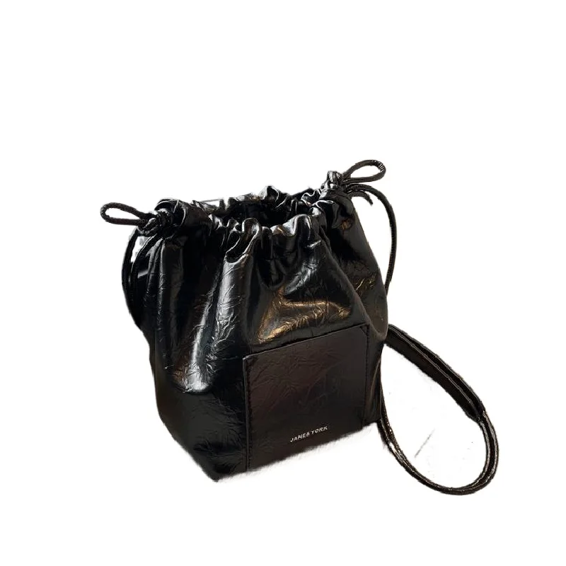 

Летние женские сумки-ведра для женщин, сращивающаяся сумка через плечо из искусственной кожи с усадкой, новые вместительные роскошные дизайнерские сумки