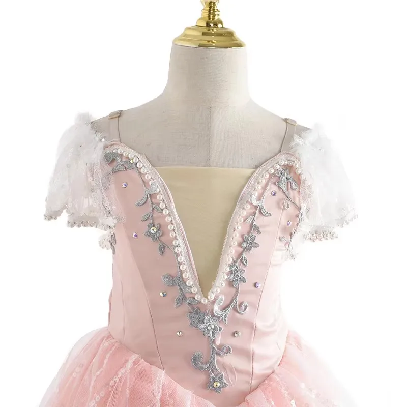 Профессиональное балетное танцевальное платье-пачка Жизель для девочек и женщин