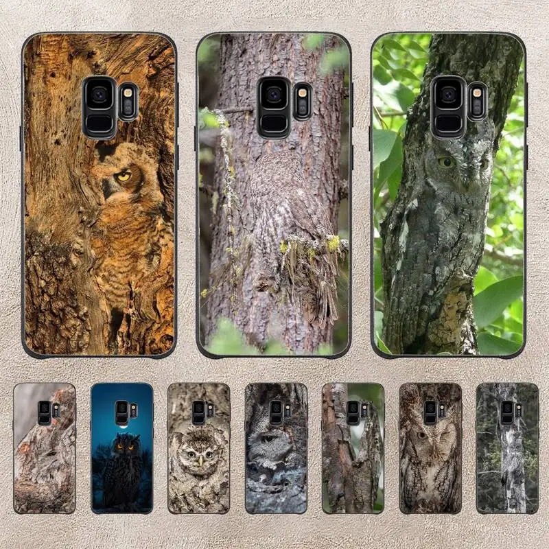 

Camouflage Owl Phone Case For Samsung Galaxy S6 S7 Edge Plus S9 S20Plus S20ULTRA S10lite S225G S10 Note20ultra Case