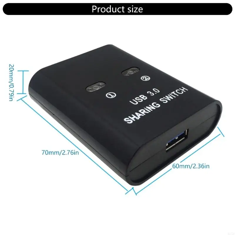 H37F USB3.0 HUBS Ручное переключение принтеров Устройство 2 в 1 OUT Transform Transfering Converters