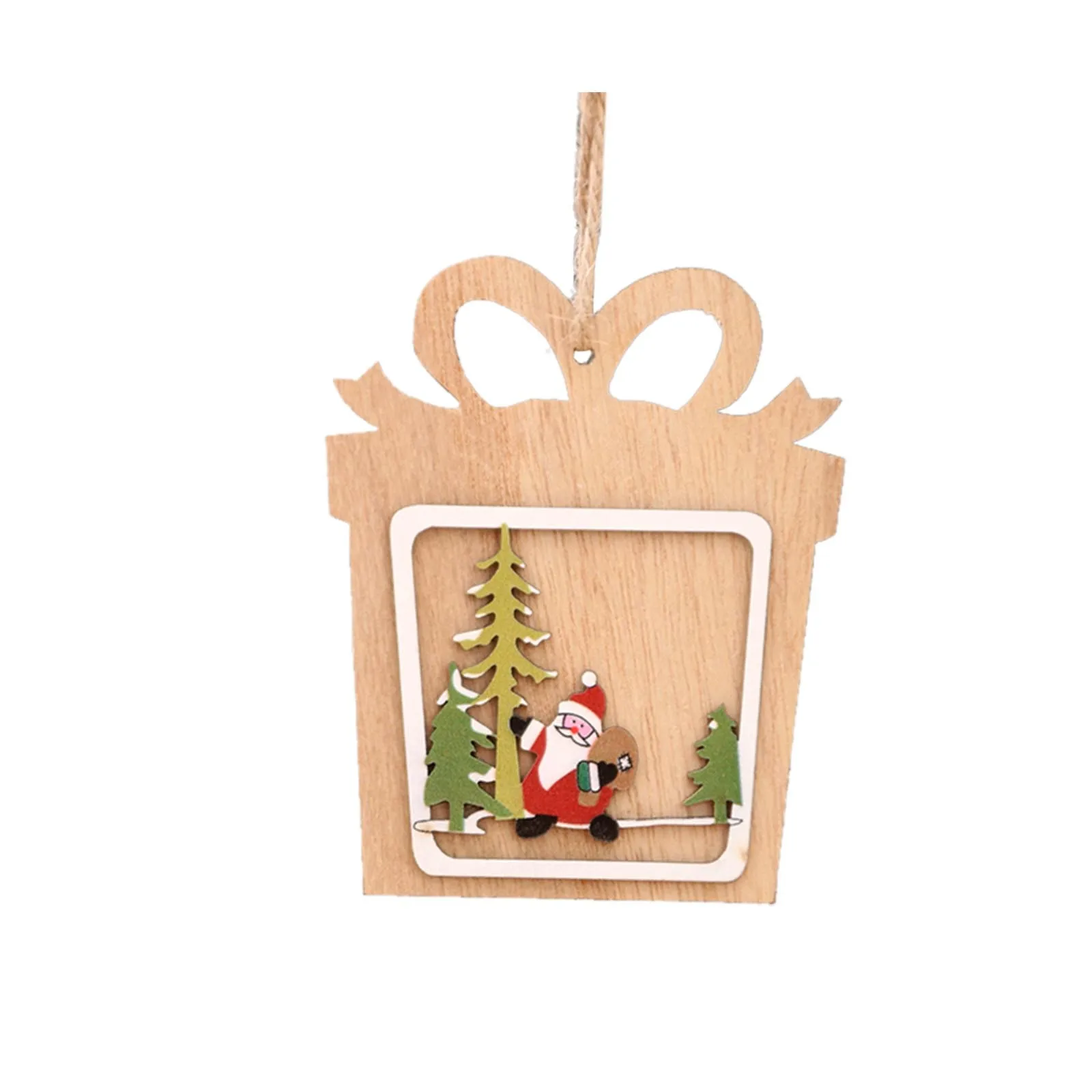 1 шт. деревянная подвеска в виде дерева