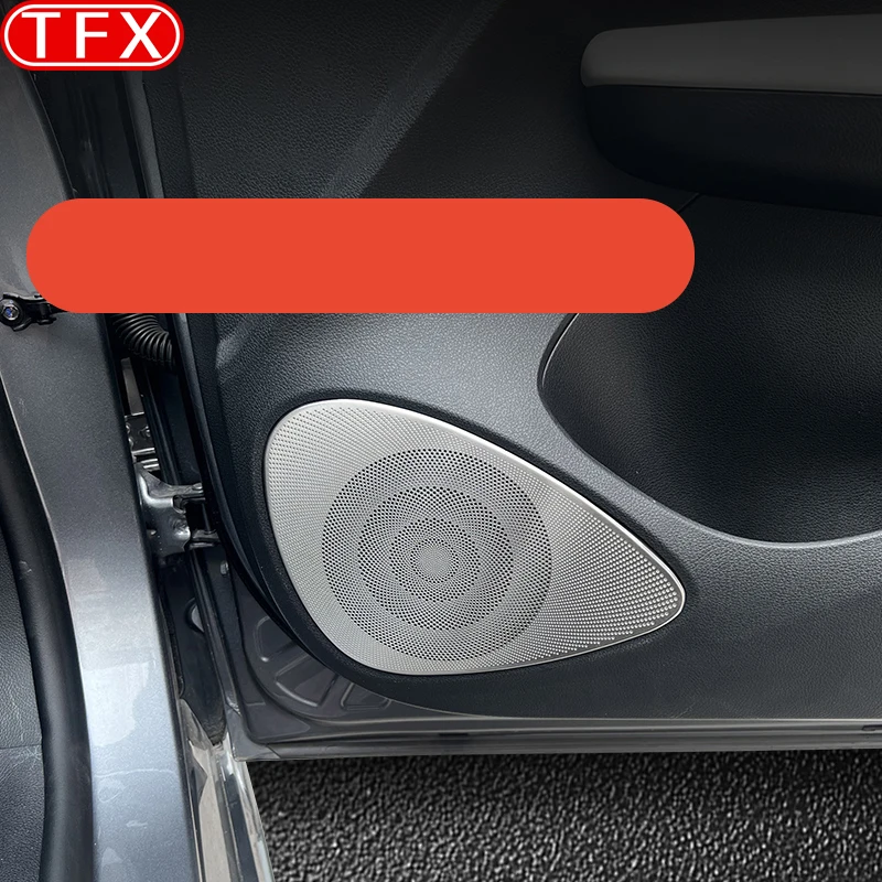 Фото Для BYD Seal 05 DMI 2024 2025 Стайлинг автомобиля, дверной звуковой сигнал, декоративная крышка, внутренняя нашивка, модификация аудиозащиты, аксессуары №1