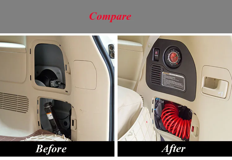 Автомобильный насос компрессор используйте оригинальное пространство для