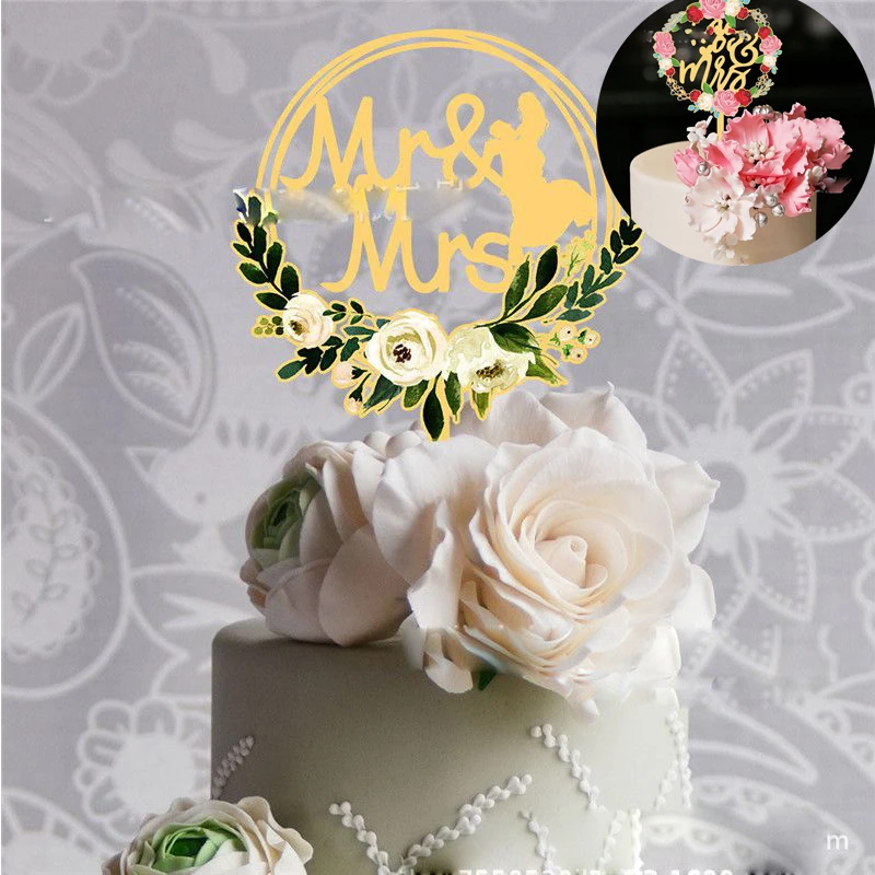 

Table cake Wedding Valentine's Day dessert flower printing card decoration