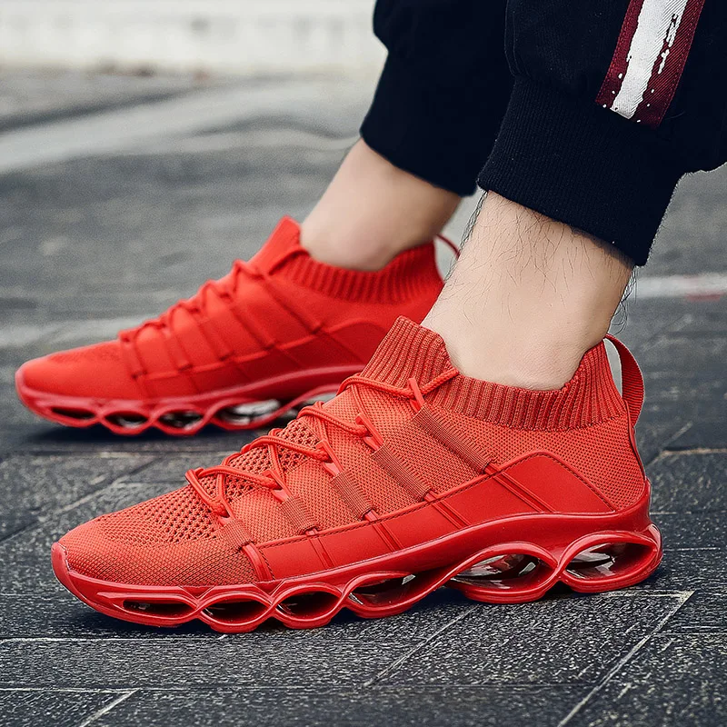 Blade Sneakers Breathable Running Shoes for Men 46 Large Size Flying Comfortable Sports Men's Shoe 47 Jogging Casual Footwear 48