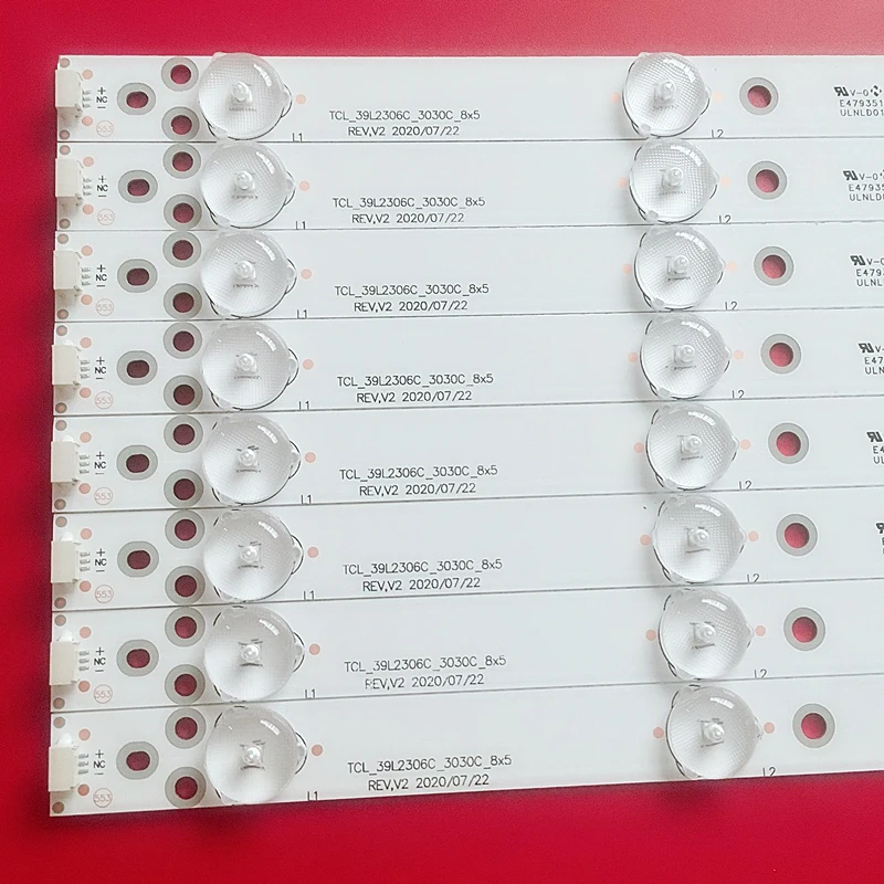 LED Backlight strip 5 Lamp 400mm 4C-LB390T-YHB 4C-LB39T0-YHB TCL_39L2306C_3030C_8X5 For To shiba 39L2309C 39L2306C 39L2303C