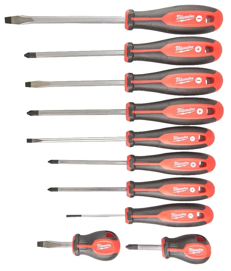 Набор отверток магнитных с трехгранной рукояткой 3 (10шт) |