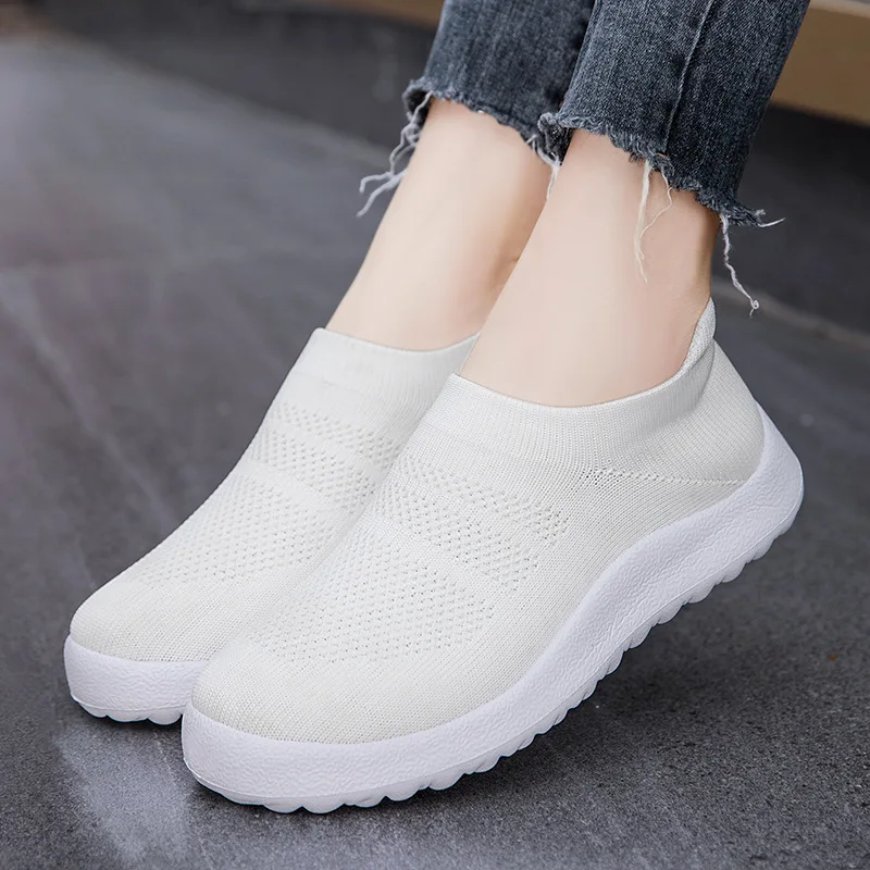 Spring Fashion Men's And Women's Shoes Breathable New Lightweight Soft Bottom Mesh Sports Casual Shoes Running Large Size 35-46