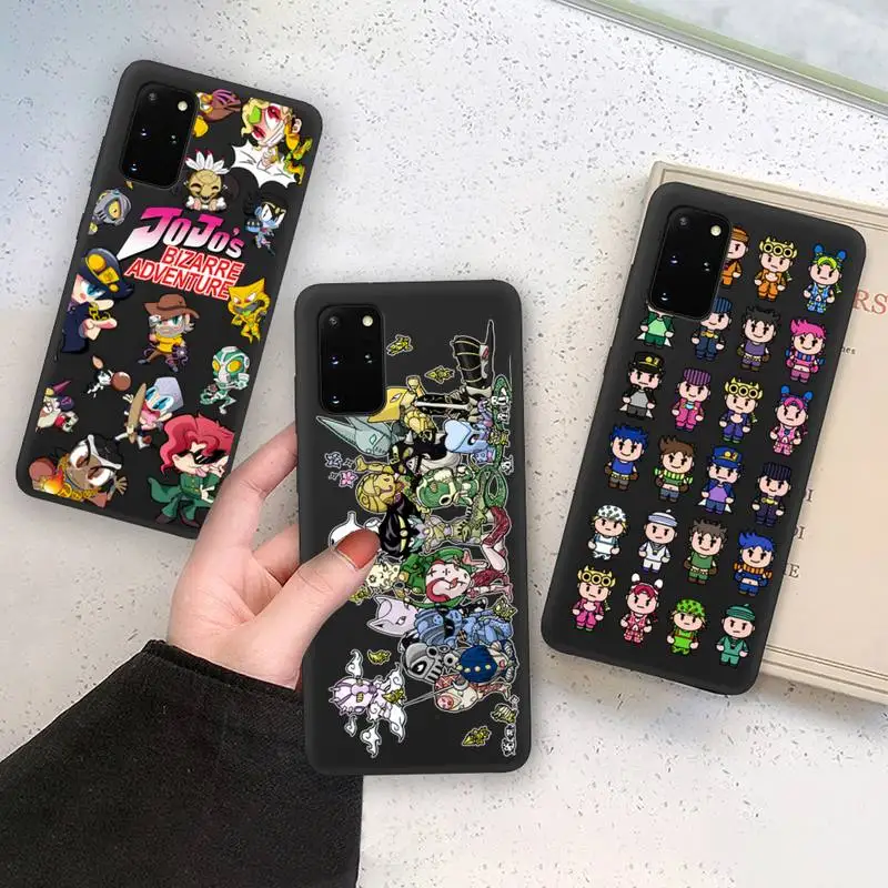 

Anime JoJo's Bizarre Adventure Phone Case Soft For Samsung Galaxy Note20 ultra 7 8 9 10 Plus lite M21 M31S M30S M51 Cover